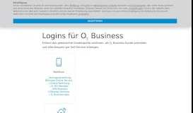 
							         Login für o2 Business: Alle Self-Services – direkt anmelden								  
							    