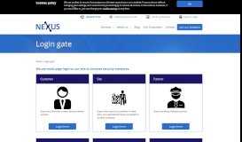 
							         Login Gate | Nexus National Security Network								  
							    