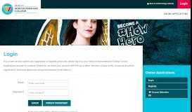 
							         Login | Heart of Worcestershire College Online Applications								  
							    