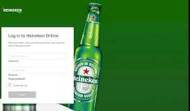 
							         Login - Heineken								  
							    