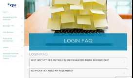 
							         Login Help | CPA Ontario								  
							    