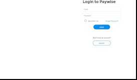 
							         login here - Paywise								  
							    