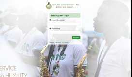 
							         Login Here - The NYSC Portal								  
							    