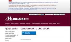 
							         Login - Hillside Public Schools								  
							    