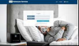 
							         Login - Homecare Services - Fisher & Paykel Healthcare								  
							    