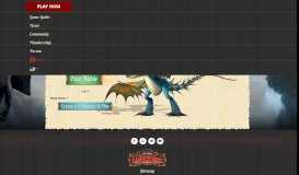 
							         Login – How to Train Your Dragon Game – School of Dragons								  
							    