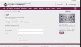 
							         Login || ICAIAUH Online Payment Portal - ICAI Abu Dhabi Chapter								  
							    