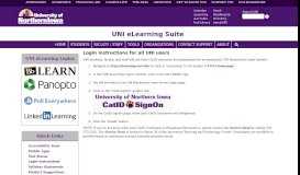 
							         Login Instructions for all UNI users - UNI eLearning Suite - University ...								  
							    
