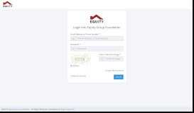 
							         Login into Equity Group Foundation								  
							    