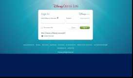 
							         Login into your Account | Disney Cruise Line								  
							    