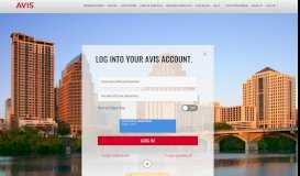
							         Login into your Avis Account | Avis Rent a Car								  
							    