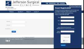 
							         Login | Jefferson Surgical Clinic								  
							    
