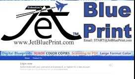 
							         Login :: Jet Blueprint Online Planroom								  
							    