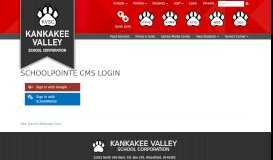 
							         Login - Kankakee Valley School Corporation								  
							    