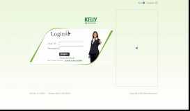 
							         Login - Kelly Services								  
							    