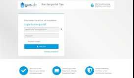 
							         Login Kundenportal - gas.de | Dauerhaft sparen. Mit günstigem Gas ...								  
							    