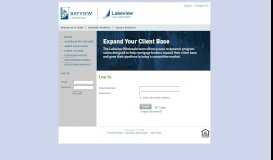 
							         Login - Lakeview Loan Servicing, LLC.								  
							    