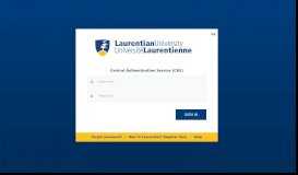 
							         Login - Laurentian University/Université Laurentienne								  
							    