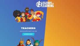 
							         Login | Legends of Learning								  
							    