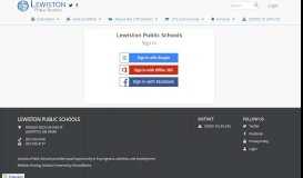 
							         Login - Lewiston Public Schools								  
							    