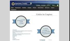 
							         Login Links - Harrison County Schools								  
							    