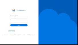 
							         Login links - Sign In | Workday Community								  
							    