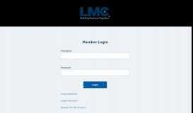 
							         Login - LMC - Building Business Together								  
							    