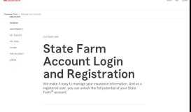 
							         Login & Manage My Account – State Farm®								  
							    