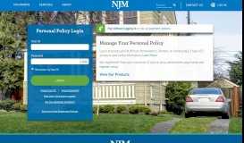 
							         Login - Manage Your Policy | NJM								  
							    