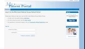 
							         Login - MCMG Patient Portal								  
							    