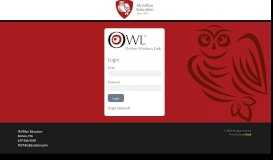 
							         Login - McMillan Education OWL Portal								  
							    