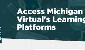 
							         Login - Michigan Virtual								  
							    