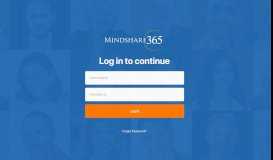 
							         Login | Mindshare 365								  
							    