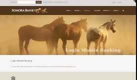 
							         Login Mobile Banking - Sonora Bank								  
							    