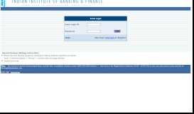 
							         Login Mock Test - The Indian Institute of Banking & Finance								  
							    