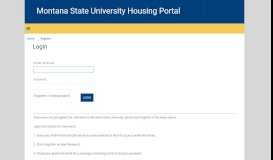 
							         Login - Montana State University								  
							    