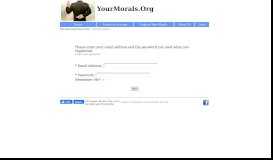 
							         login - Morality Quiz/Test your Morals, Values & Ethics ...								  
							    