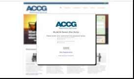 
							         Login | My ACCG Pension Plan Portal (Mobile)								  
							    