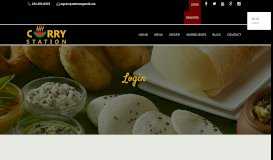 
							         Login – My Curry Station								  
							    