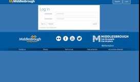 
							         Login - My Middlesbrough - Middlesbrough Council								  
							    
