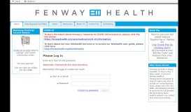 
							         Login - MyFenway - Fenway Health								  
							    