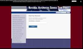 
							         Login - National Automotive Service Task Force - NASTF								  
							    