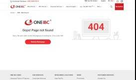 
							         Login - OneIBC Portal - One IBC Limited								  
							    