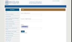 
							         Login - Online Admission Portal								  
							    