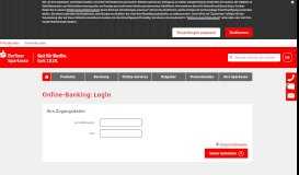 
							         Login Online-Banking - Berliner Sparkasse								  
							    