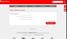 
							         Login Online-Banking - Salzlandsparkasse								  
							    