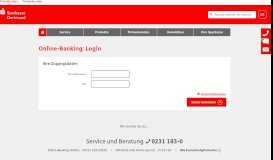
							         Login Online-Banking - Sparkasse Dortmund								  
							    