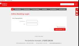 
							         Login Online-Banking - Sparkasse Duisburg								  
							    