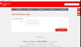 
							         Login Online-Banking - Stadt-Sparkasse Solingen								  
							    