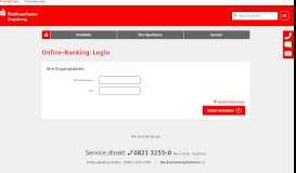 
							         Login Online-Banking - Stadtsparkasse Augsburg								  
							    